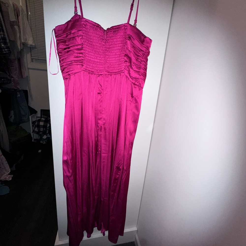 Abercrombie & Fitch Pink Midi Dress